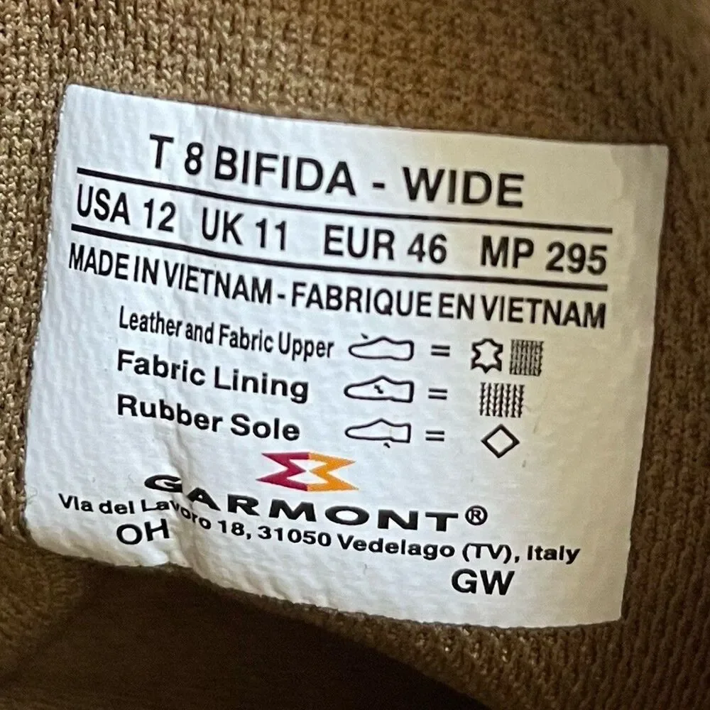 Garmont T 8 Bifida Tactical Boots | Men's 12 Wide | NEW